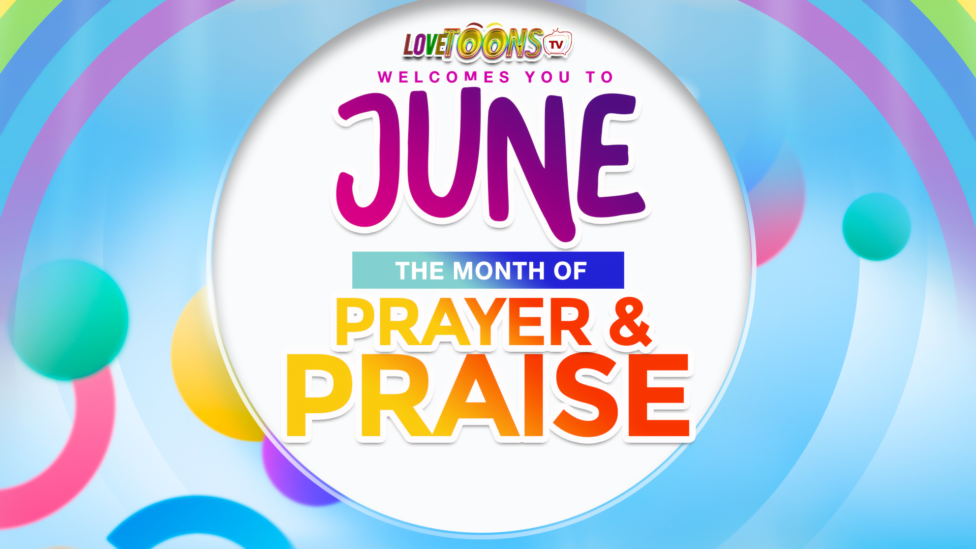 WORD OF THE MONTH CARD | The Month of Prayer and Praise